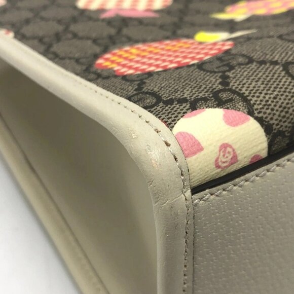 GUCCI 659983 GG Repom 2WAY bag Hand Bag GG Supreme Canvas Beige/GoldHardware - Picture 7 of 16